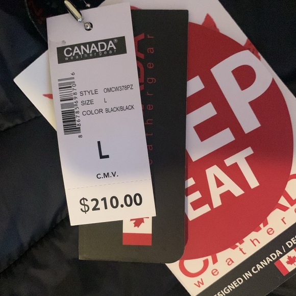 Canada Weather Gear Men’s Mix Media Puffer - Picture 5 of 5